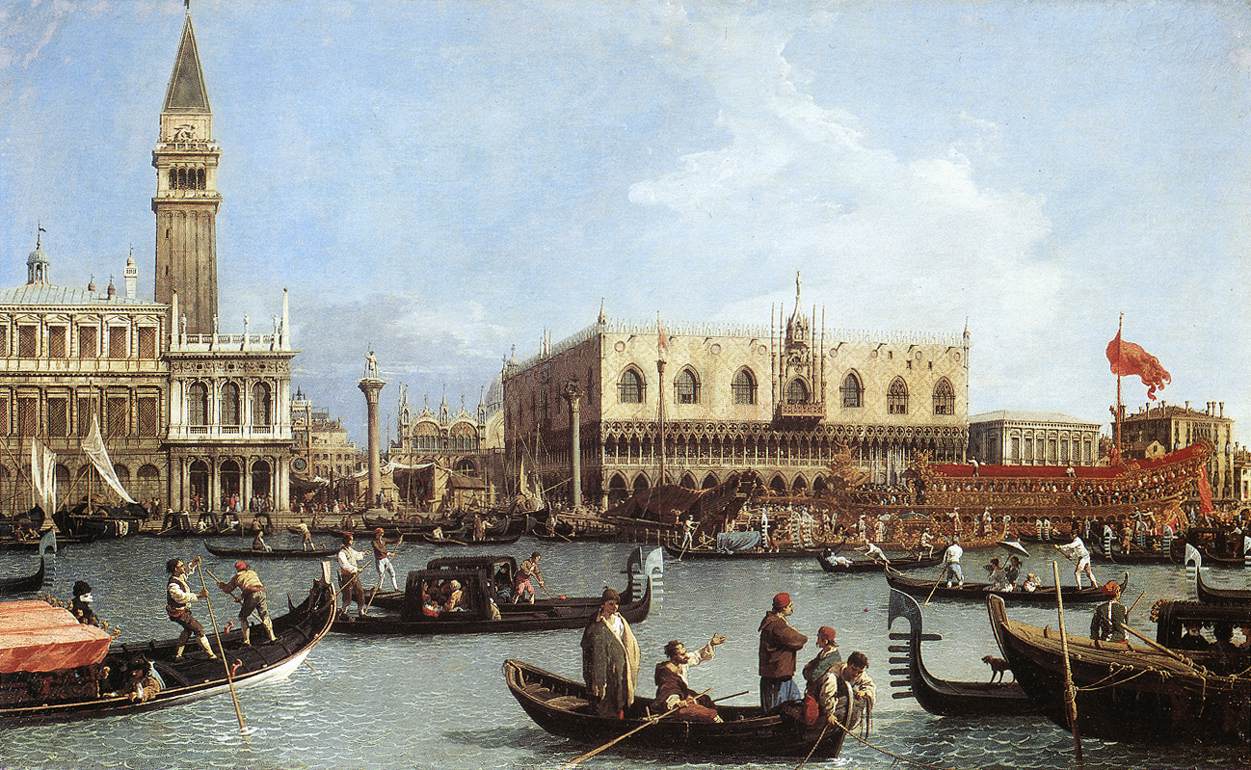 San Marcos el día de la Ascensión - Canaletto, 1732