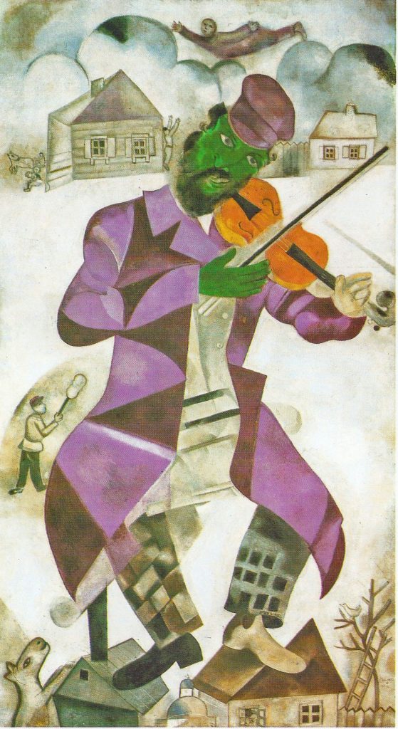 Marc Chagall. Violinista