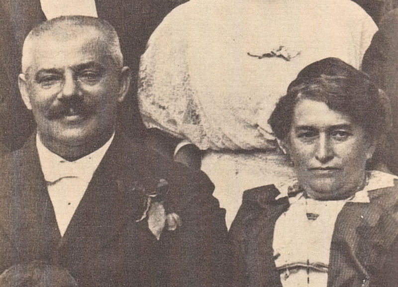 Los padres de Kafka, Hermann y Julie en 1913