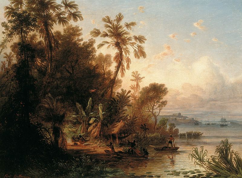 Ferdinand Bellemand, En el Orinoco, 1860