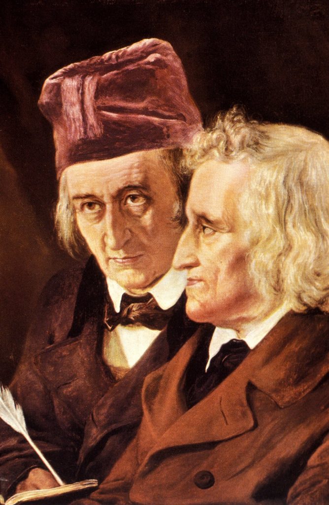 Los Grimm wn 1855. Elisabeth Jerichau-Baumann