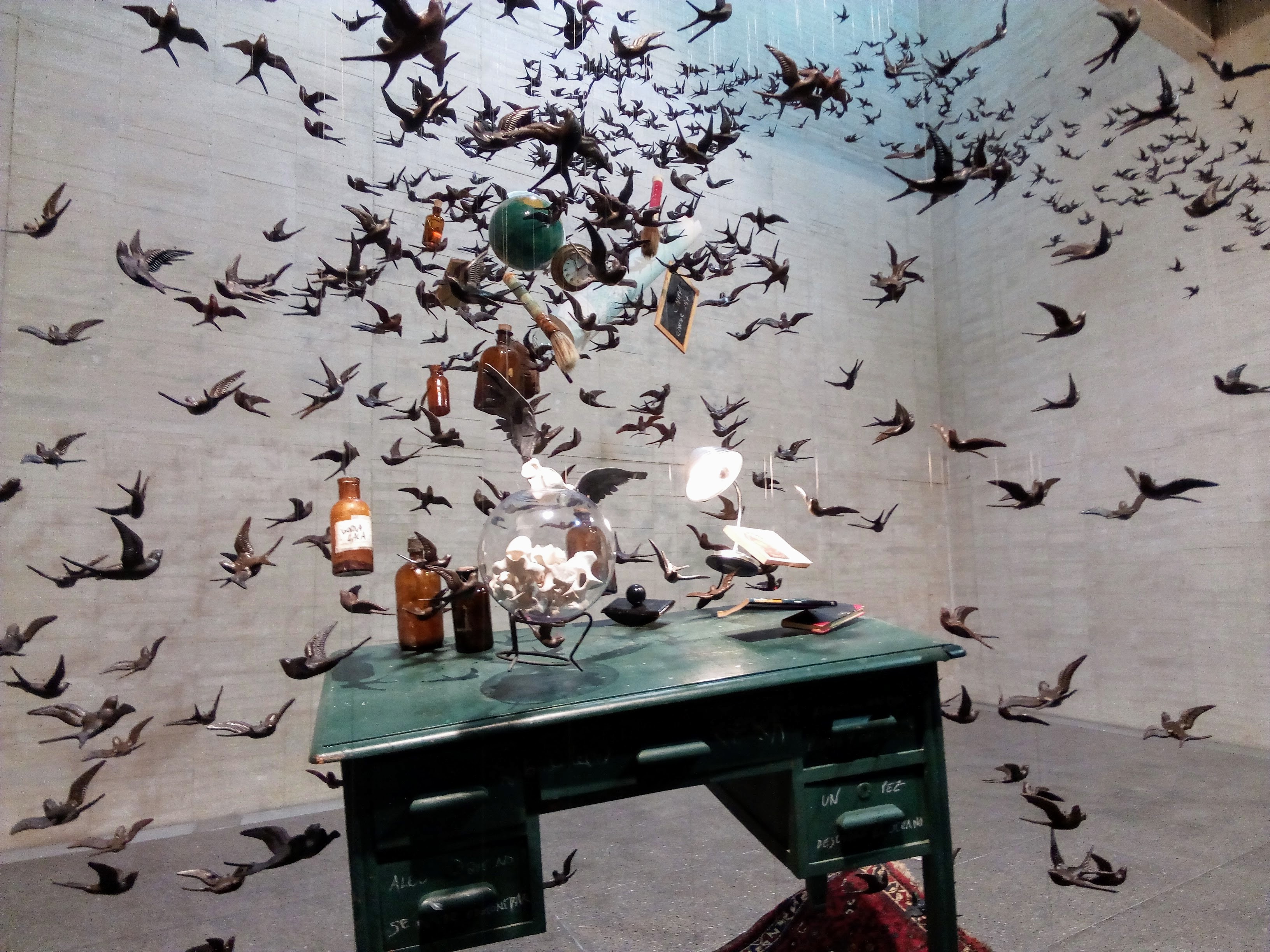 Inspiración pájaros en la cabeza